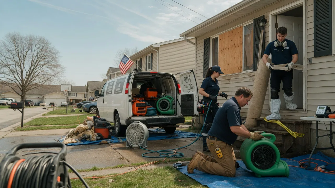 Water Damage Restoration in Perkins, MI near me